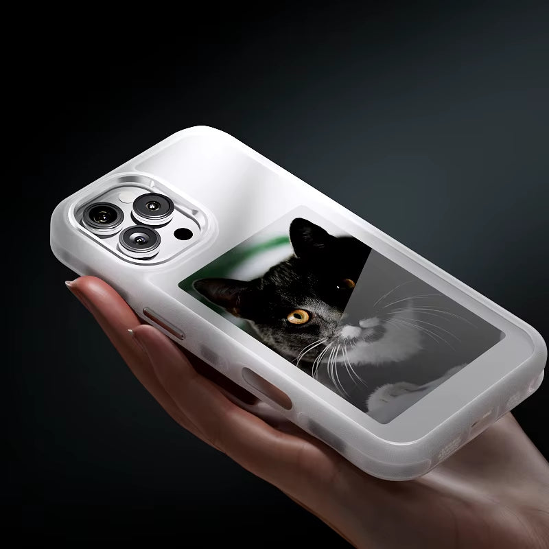 DIY E-Ink Screen Ink Screen Phone Case Nfc E-Ink Diy Picture Ink AI Phone Case Nfc Display Nfc-Phone-Cases for Iphone 14 15 16