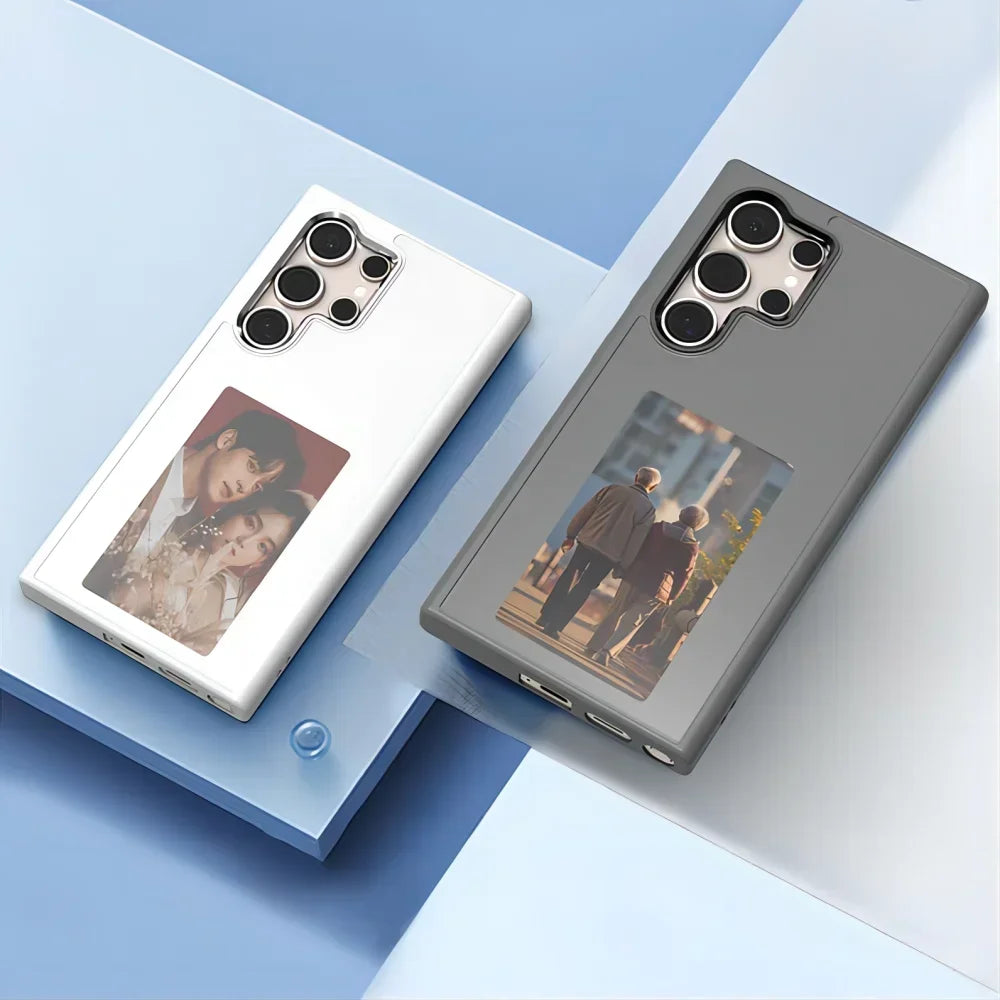 NFC Intelligent Screen Casting E-Ink Phone Case for Samsung S24Ultra S23Ultra DIY Four Colors Screen Wireless Transmission