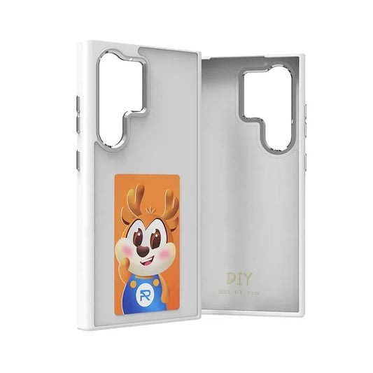 NFC Intelligent Screen Casting E-Ink Phone Case for Samsung S24Ultra S23Ultra DIY Four Colors Screen Wireless Transmission